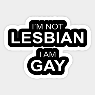 I AM GAY Sticker